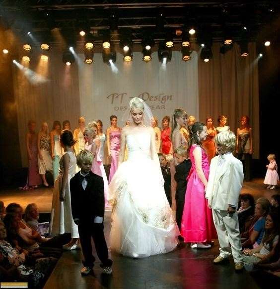 Brudekjole til modeshow